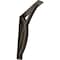 Ekena Millwork Miller Wrought Iron Bracket, (Triple center brace), Antiqued Pale Gold 2"W x 12"D x 15"H BKTM02X12X15TMIAPG - alternate 1